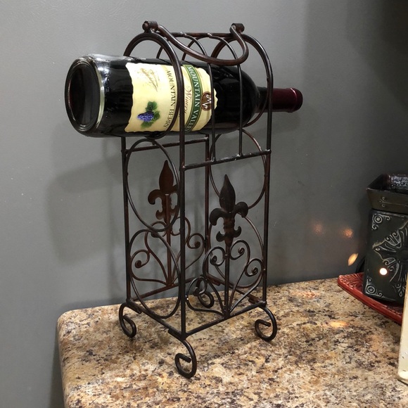 Fleur De Leis wine rack - Picture 2 of 2
